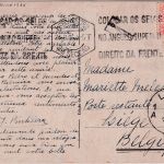 Belgien - 30 C. Portomarke Karte/poste restante aus PORTUGAL Lissabon 1935