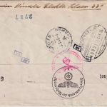 Liechtenstein - Hochzeit Franz-J. II./Gina Satzbrief/Einschreiben Schaan 1943