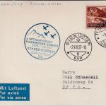 Liechtenstein - 4. Int. Flugmeeting Zürich Zuleitungspost ab Triesenberg 1937