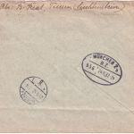 Liechtenstein - 90 Rp. Landschaften u.a. Einschreibebrief Triesen - München 1932