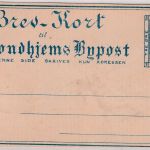 Norwegen - Trodheim Stadtpost 3 Ö. Ganzsache ungebraucht