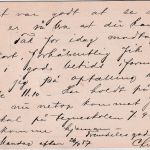 Norwegen - 5 Ö. Posthorn Ganzsache n. Trondheim Vestbanernes 1887