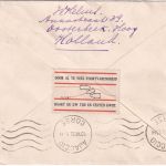 Niederlande - 6+12 1/2 C. Uni Utrecht Luftpostbrief n FRANKREICH Oosterbeek 1936