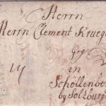 Niederlande - Amsterdam 1766 Portobrief n. Schellenberg b. Salzburg