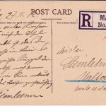Malta - 2 1/2 P. Edward VII. u.a. Ort-Einschreibekarte 1912