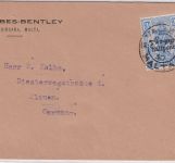 Malta - 2 1/2 a. 3 P. Schutzpatronin/Überdruck Brief Valetta (Birchircara) 1930