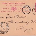 Malta - 1 P. Victoria Ganzsache Silema - Weissenburg 1898