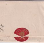 Österreich - St. Georgenthal 12/2 blauer K1 Dienstbrief n. Warnsdorf 1871