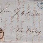 Österreich/Bayern - 6 Kr. 1. Ausgabe Brief K1 Linz 21. MAI n. Neu-Ötting 1855