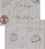 Österreich/Bayern - 6 Kr. 1. Ausgabe Brief K1 Linz 21. MAI n. Neu-Ötting 1855