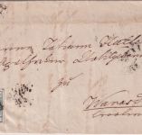 Österreich - 9 Kr. 1. Ausgabe Brief L2 Ollmütz 28. AUG n. Warasdin 1853