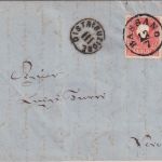 Österreich/Lombardei & Venetien - 2 So. 2. Ausgabe Brief K1 Bassano 12/7 1861