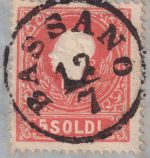Österreich/Lombardei & Venetien - 2 So. 2. Ausgabe Brief K1 Bassano 12/7 1861