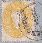 Österreich/Bayern - 2 Kr. 3. Ausgabe Drucksachenbrief K1 Tetschen Nürnberg 1861