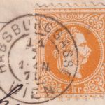 Österreich - 2 Kr. Ausgabe 1867 Drucksache K2 Habsburggasse Mariahilf 11.7.1870