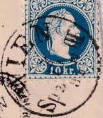 Österreich/Frankreich - 10 Kr. Ausgabe 1867 Brief Wien - Paris 1882