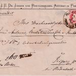 Österreich - 3x5 Kr. Ausgabe 1867 Einschreibebrief Prag - Bodenbach 1878