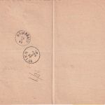 Österreich - 10 Kr. Ausgabe 1867 Retour-Recepisse K1/L1 Wien 1880