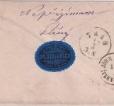 Österreich - 15 Kr. Ausgabe 1867 Brief Prag - Prehvozdi - Retour