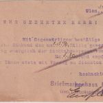 Österreich - 25+20 H. FJ. Nachnahme-Einschreibekarte Wien - Ortrand 1917
