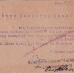 Österreich - 40+5 H. Krone/Wappen Nachnahme-Einschreibekarte Wien - Ortrand 1917
