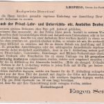 DR - 3 Pfg. K/A Drucksachenkarte Leipzig - Reichenhall 1894