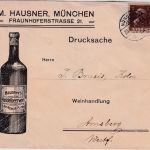 Bayern - 3 Pfg. Luitpold illustr. Drucksachenbrief München - Arnsberg 1911