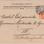 Österreich - 6 H. Privatganzsache Wien-Floridsdorfer Mineralöl-Fabrik Wien 1906