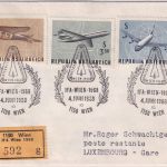 Österreich/Luxemburg - IFA Wien 1968 Einschreibebrief m. Lagergebühr