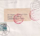 Berlin - 20 Pfg. Tag d. Briefmarke Bogenekce/Formnummer Brief i.d. UdSSR 1973