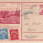 Österreich - 1,45 S. Trachten Ganzsache n. JUGOSLAWIEN/postlagernd Kals 1955