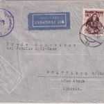 Österreich - 1,40 S. Trachten Luftpostbrief i.d. SCHWEIZ Wien - Pfäffikon 1949