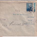 Türkei - Istanbul 4.10.1944 Luftpostbrief n. USA/Boston brit. u. FFL-Zensur
