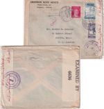 Türkei - Galata 22.9.1941 Brief n. USA Anglo-Soviet-Persian-Censorship