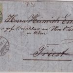 Schweiz - 25 Rp. sitz. Helvetia Brief Basel - Triest 1873 Weiterleitung Aden !!