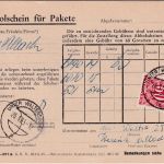 Österreich - 60g Portomarke Abholschein für Pakete Unter-Waltersdorf 1963