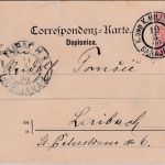 Österreich/B&H - 10 H. Doppeladler Karte KuK Milit. Post Sarajevo - Laibach 1900