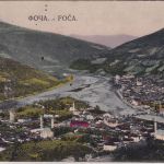 Österreich/B&H - 5 H. Doppeladler Karte n. UNGARN KuK Milit.Post Foca 1906