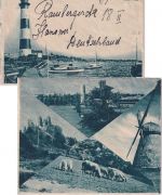 Lettland - 35 S. Staatsgründung illustr. Briefumschlag Majori - Hannover 1939