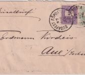 Ungarn - 3 Kr. Ziffer Ganzsache+Zusatz Brief Budapest - Aue 1887