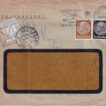 DR - 3+1 Pfg. Hindenburg Drucksache n. HOLLAND Dresden 1938 Nachporto !