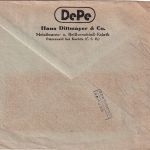 DR - 3+1 Pfg. Hindenburg Drucksache n. HOLLAND Dresden 1938 Nachporto !