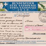 Schweiz - 40 Rp. Juventute Luftpost-Ganzsache Zürich Flugplatz Heilbronn 1.8.30