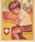 Schweiz - 40 Rp. Juventute Luftpost-Ganzsache Zürich Flugplatz Heilbronn 1.8.30