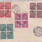 Tschoslowakei - Eichwald b. Teplitz 1936 Einschreibebrief n. Wiesbaden