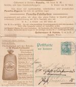 DR - 5+5 Pfg. Germania Ganzsache priv. Zudruck Hameln - Eglfing 1911