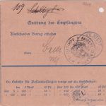 DR - 20 Pfg. Germania Ganzsache Postanwesiung Strassburg - Schiltigheim 1915