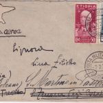 Ital. Äthiopien/Eritrea - Posta Militare No. 210. Luftpostbrief 1937 n. Südtirol