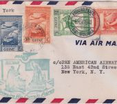 Portug. Guinea - PANAM Erstflug Bolama - New York Luftpostbrief 1941