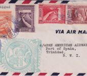 Portug. Guinea - PANAM Erstflug Bolama - Trinidad Luftpostbrief 1941